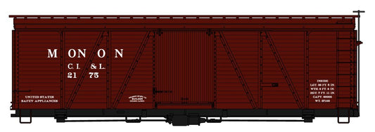 Accurail - HO Monon(CI&L)36' Fowler Wood Boxcar
