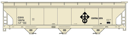 Accurail - 3 Bay ACF Covered Hopper Central Soya