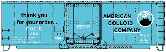 Accurail - HO 40' Insulated Steel Boxcar COLX