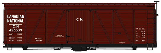 Accurail - HO 36' Fowler Wood Boxcar CN