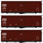 Accurail - HO 36' Fowler Wood Boxcar CN 3 car set