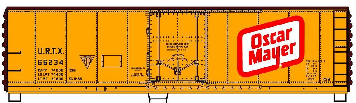 Accurail - HO 40' Steel Reefer Oscar Mayer