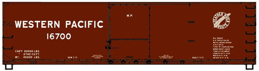 Accurail - HO 40'DS Wd Boxcar WP Singles fr/3pc Set