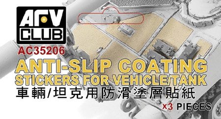 AFV Club - Anti Slip Sticker for Tanks 1:35