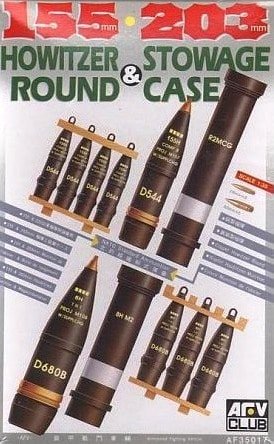 AFV Club - 105/203mm HowitZer Ammo 1:35