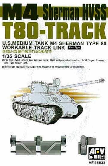 AFV Club - M-4 Sherman T80 Track Links 35