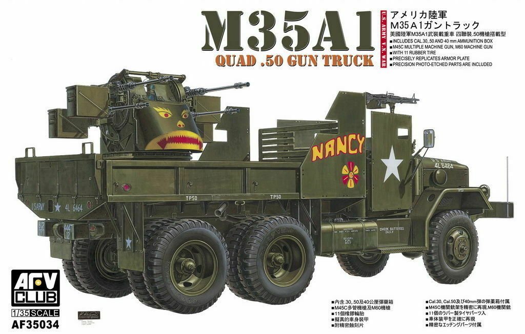 AFV Club - M-35A1 Vietnam Gun Truck 1:35
