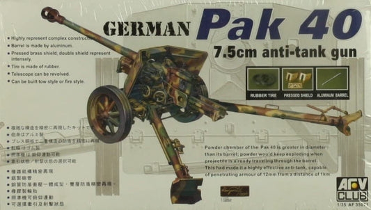 AFV Club - German Pak 40 7.5cm 1:35