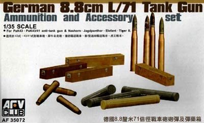 AFV Club - 8.8cm L/71 Ammo W/Acces 1:35