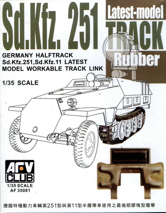 AFV Club - Sd.Kfz.251 Tracks Rubber 1:35