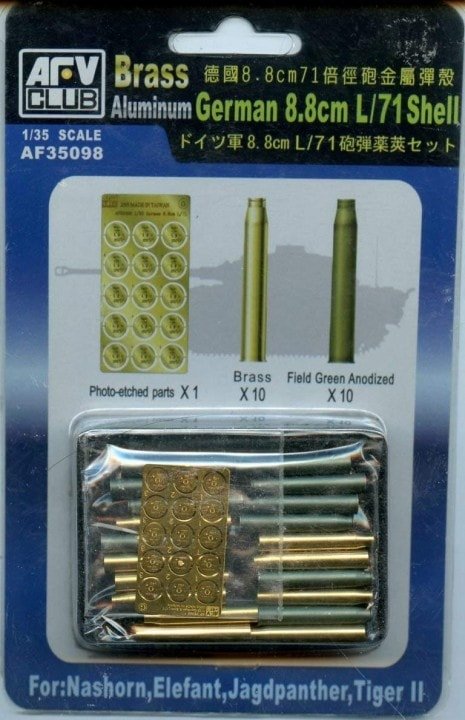 AFV Club - GERMAN 8.8cm L/71 SHELL 1:35