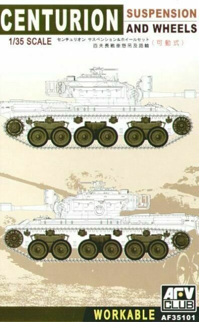 AFV Club - Raac Centurion Susp/Wheel 1:35