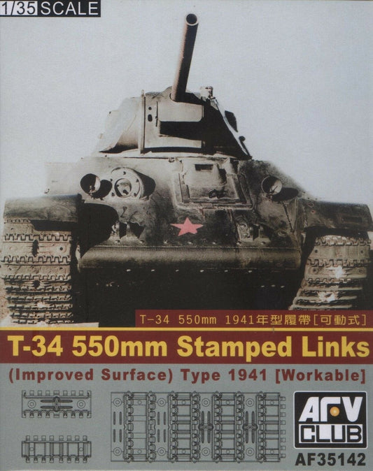 AFV Club - T-34 550mm Stamped Links 1:35