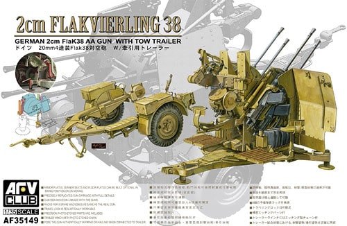 AFV Club - 4x2cm Flakvierling 38 1:35