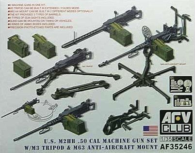 AFV Club - Us M2Hb .50cal Mg Set 1:35
