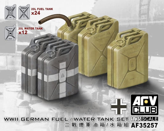 AFV Club - Ger Ww-Ii 20L Jerrycan Set :35