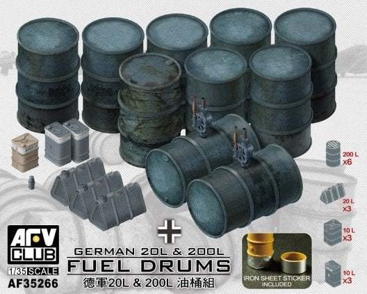 AFV Club - German 20L & 2001 Fuel Drums