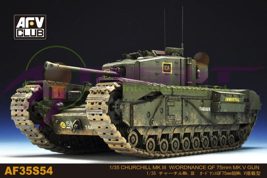 AFV Club - Churchill Mk.Iii W/ord Qf 75mm