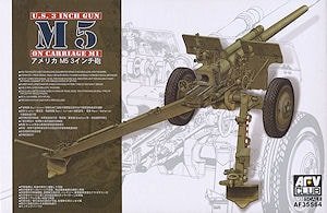 AFV Club - Us 3'Gun M5 on Carriage M1 :35