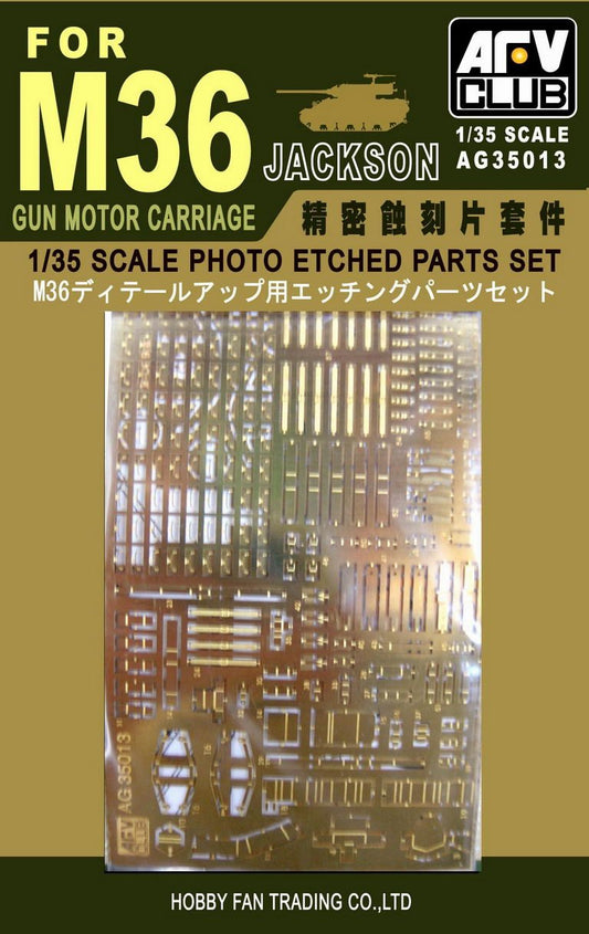 AFV Club - M36 Etching Parts