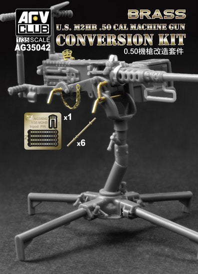 AFV Club - U.S. M2HB .50Cal Conversion Kit 1:35