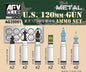 AFV Club - M1A1/M1A2 M256 1200mm Ammo Set 1:35