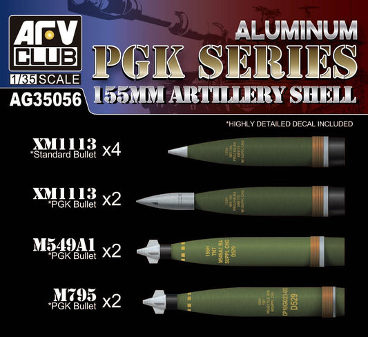 AFV Club - 155mm Artillery Shell PGK 1:35