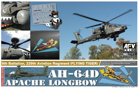 AFV Club - AH-64D Apache Longbow 8th Batt. 1:72
