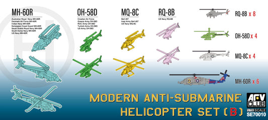 AFV Club - Modern Anti Submarine Heli SetB 1:700