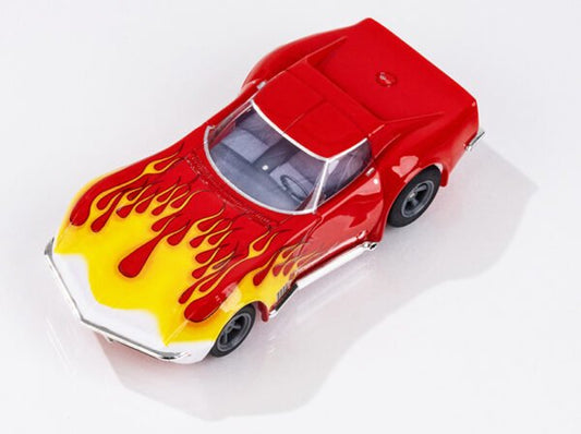 AFX Racing - 1970 Corvette Wildfire Red-Yellow