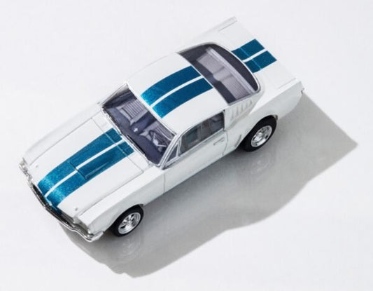 AFX Racing - Shelby GT350 1965 White + Blue