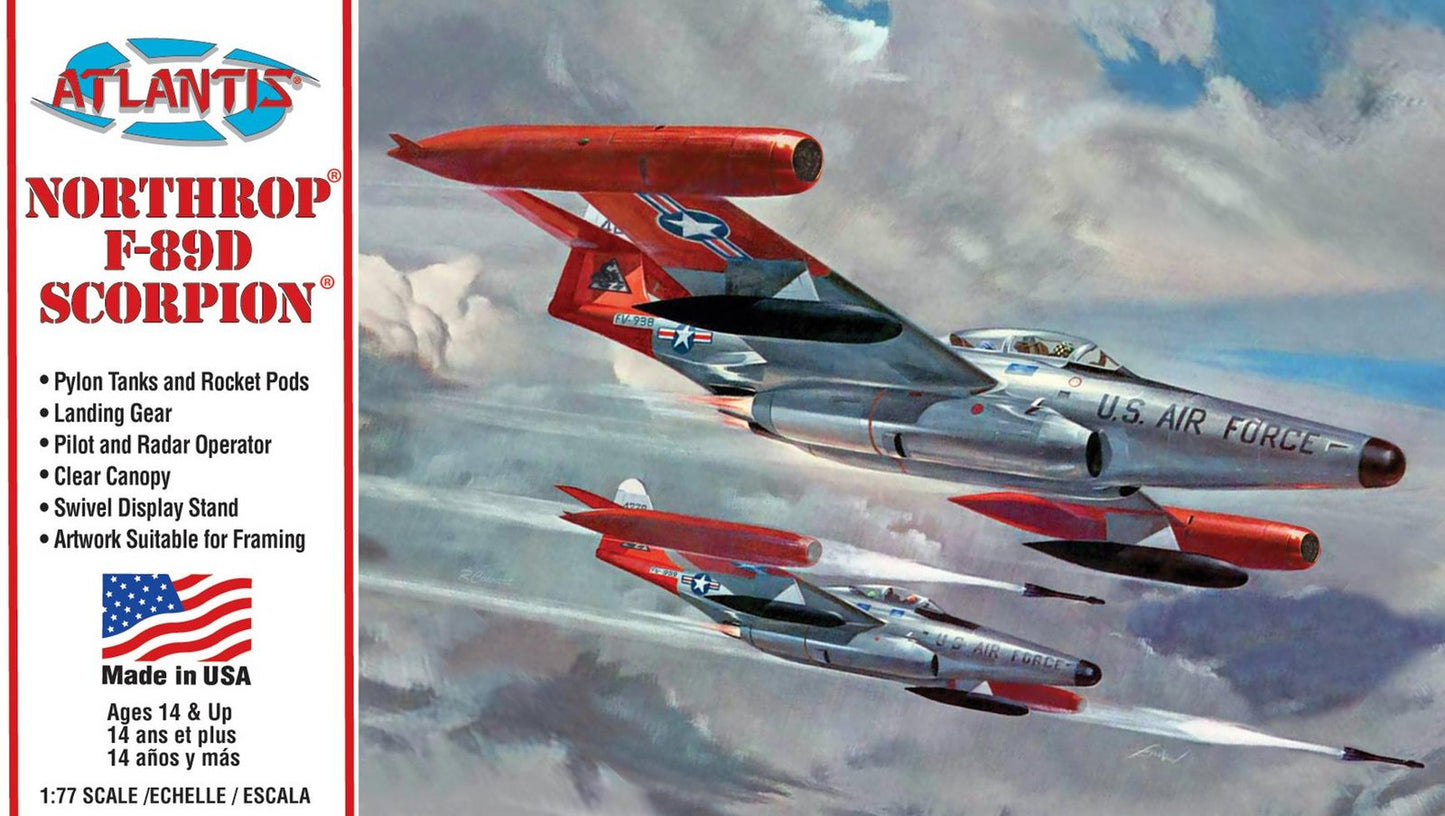 Atlantis - Northrop F-89D Scorpion W/Swivel 1:80
