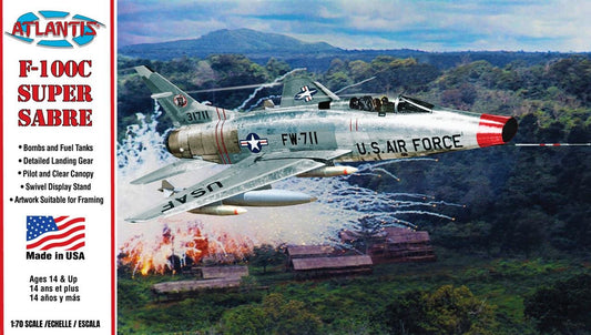 Atlantis - F-100C Super Sabre 1:70