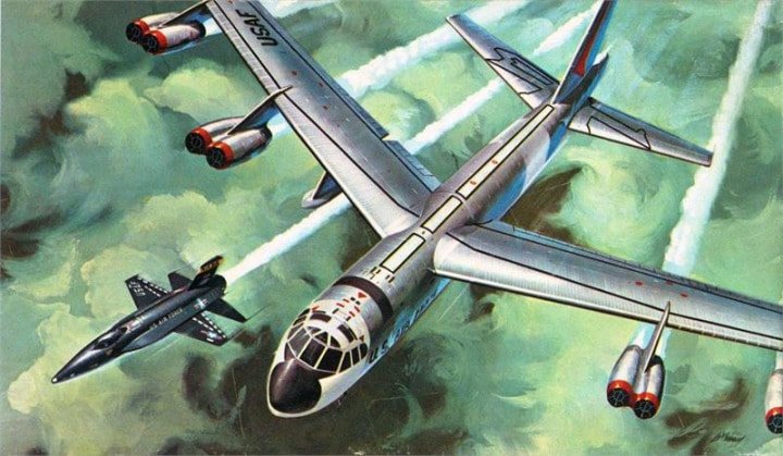 Atlantis - B-52 and X-15 w/Stand 1:175