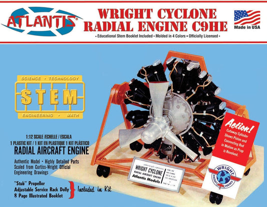 Atlantis - Wright Cyclone 9 Radial Engine 1:12