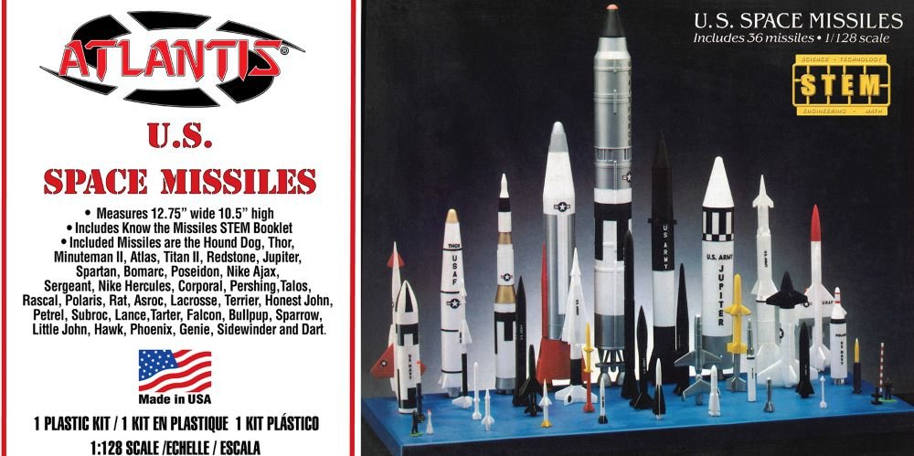 Atlantis - US Space Missles 36 Missles 1:128