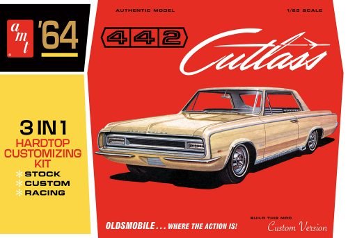 AMT - '64 Olds Cutlass 442 Hardtop 1:25