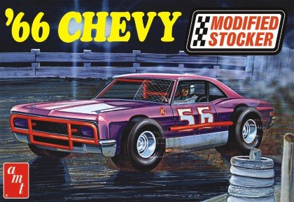 AMT - 1966 Chevy Impala Modified Stocker 1:25