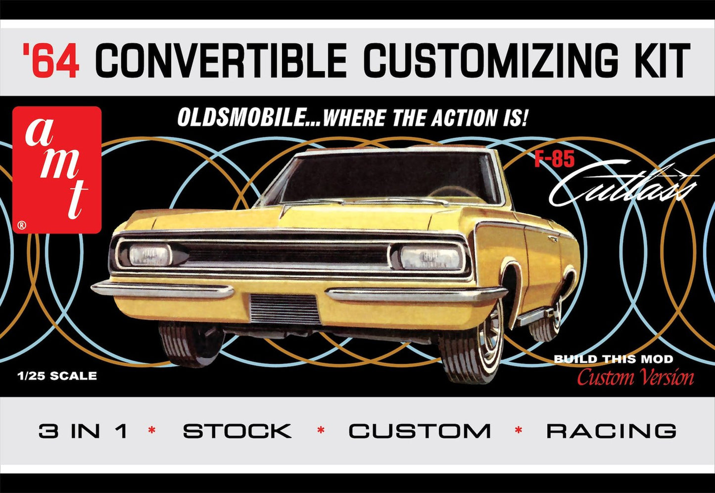 AMT - 1964 Olds Cutlass F-85 Convertible 1:25