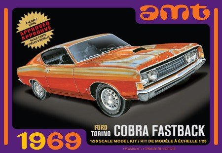 AMT - '69 Ford Torino Cobra Fastback 2T 1:25
