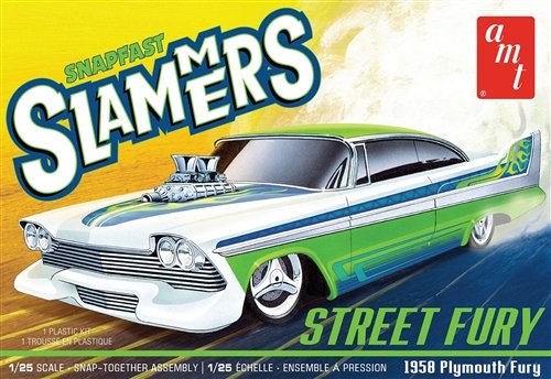 AMT - '58 Ply Street Fury Slammers Snap 1:25