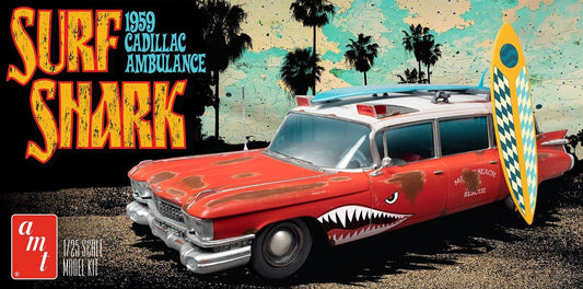 AMT - '59 Cadillac Ambulance 1:25