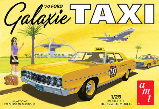AMT - '70 Ford Galaxie Taxi 1:25