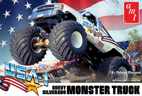 AMT - USA-1 Chevy Silverado Monster Truck 1:25