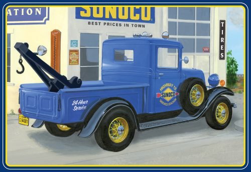 AMT - '34 Ford Pickup Tow Truck Sunoco 1:25