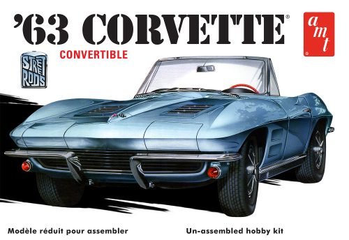 AMT - '63 Chevy Corvette Convertible 1:25