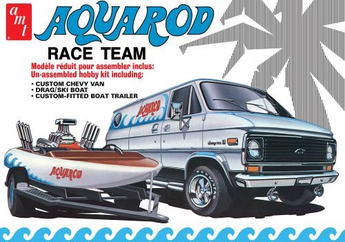 AMT - Aqua Rod Race Team 1975 Van Boat Trailer