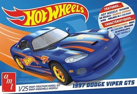 AMT - '97 Dodge Viper GTS Coupe Hot Wheel 1:25
