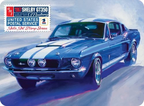 AMT - '67 Shelby GT350 USPS Stamp Series 1:25