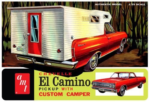 AMT - '65 Chevy El Camino w/camper 1:25